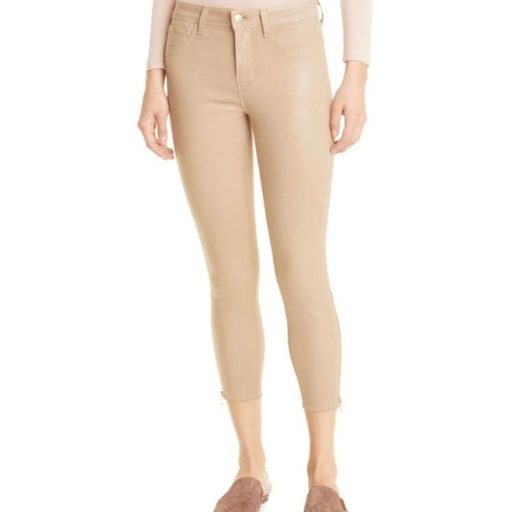 l'agence sabine skinny high rise cappuccino coated